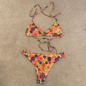 Colorful Coral Bikini